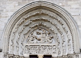 portail nord de la basilique saint denis